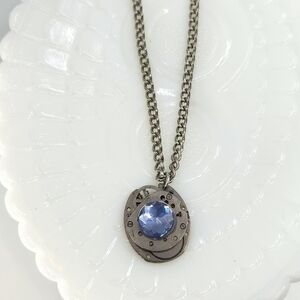 Hand Crafted Reversible Necklace From Watch & Jewelry Parts